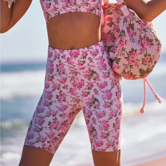 Loveshackfancy X Bandier Biker Shorts XS - Picture 1 of 4